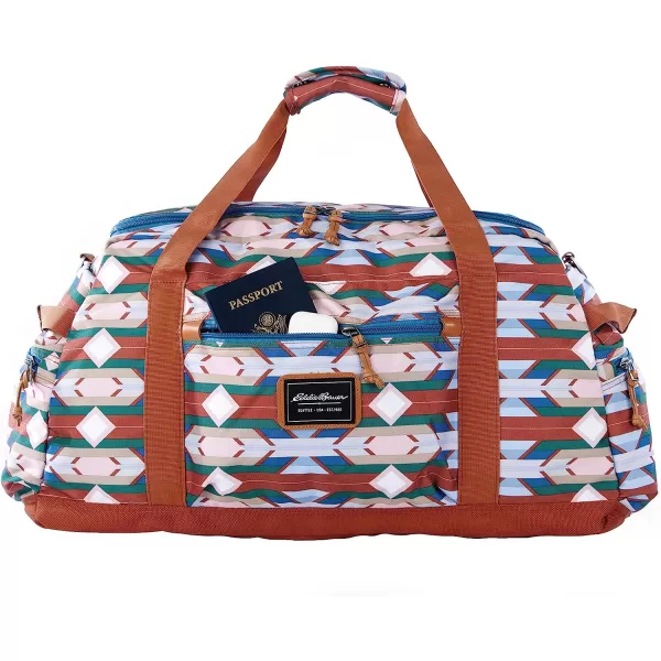 imageEddie Bauer Bygone 45L Midsize Duffel Made from Rugged PolyesterNylon with UShaped Main Compartment Sienna One SizeEddie Bauer Bygone 45L Midsize Duffel Made from Rugged PolyesterNylon with UShaped Main Compartment Sienna One Size