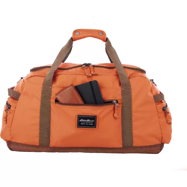 imageEddie Bauer Bygone 45L Midsize Duffel Made from Rugged PolyesterNylon with UShaped Main Compartment Terracotta One SizeEddie Bauer Bygone 45L Midsize Duffel Made from Rugged PolyesterNylon with UShaped Main Compartment Terracotta One Size
