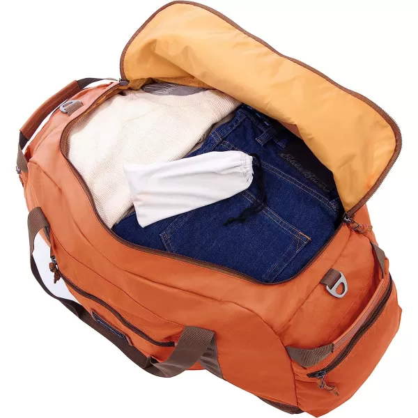 imageEddie Bauer Bygone 45L Midsize Duffel Made from Rugged PolyesterNylon with UShaped Main Compartment Terracotta One SizeEddie Bauer Bygone 45L Midsize Duffel Made from Rugged PolyesterNylon with UShaped Main Compartment Terracotta One Size