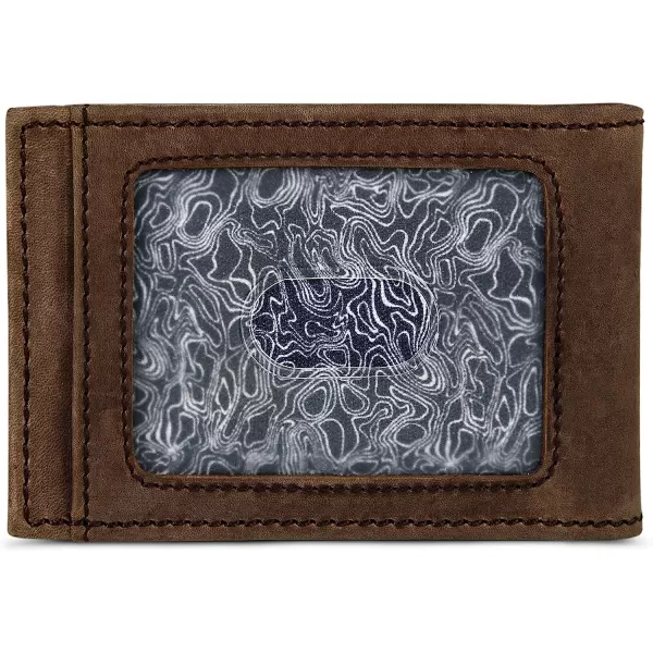 imageEddie Bauer Embossed Sasquatch Leather Money Clip Bifold Wallet with RFID Protection  TanEddie Bauer Embossed Sasquatch Leather Money Clip Bifold Wallet with RFID Protection  Tan