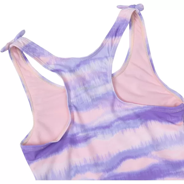 imageEddie Bauer Girls OnePiece Swimsuit  UPF 50 Quick Dry OnePiece Bathing Suit for Girls SXLSoft Pink