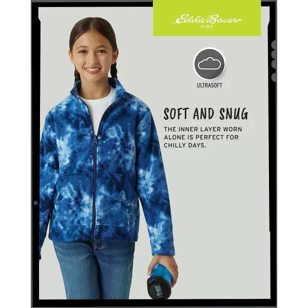 imageEddie Bauer Girls Rain Jacket  Lone Peak Waterproof 3 in 1 Insulated Windbreaker Coat with Removable Fleece Lining 520Dream Blue
