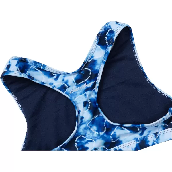 imageEddie Bauer Girls Rash Guard Set  3 Piece Swimsuit Set  UPF 50 Quick Dry Rash Guard Tankini Top and Bottom SXLNavy Blue
