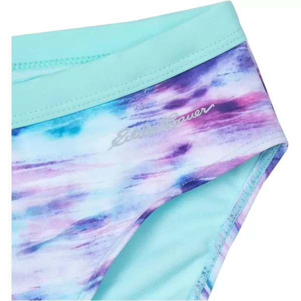 imageEddie Bauer Girls Rash Guard Set  3 Piece Swimsuit Set  UPF 50 Quick Dry Rash Guard Tankini Top and Bottom SXLParadise Blue
