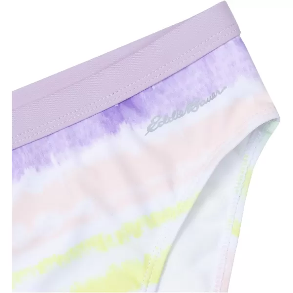 imageEddie Bauer Girls Rash Guard Set  3 Piece Swimsuit Set  UPF 50 Quick Dry Rash Guard Tankini Top and Bottom SXLPastel Lilac
