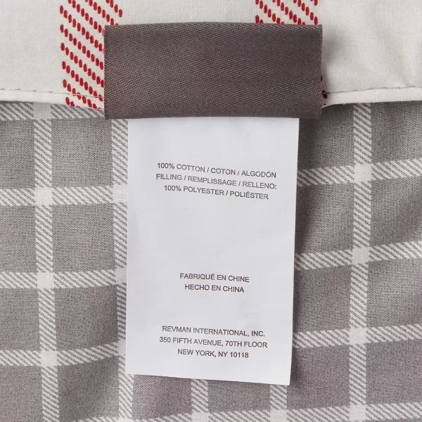 imageEddie Bauer Home  Portage Bay Collection  100 Cotton Soft amp Cozy Premium Quality Plaid Comforter with Matching Shams Twin GreyQueen