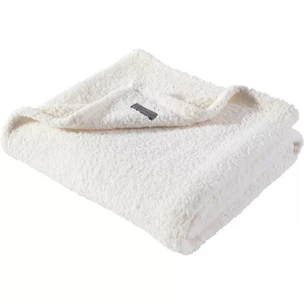 imageEddie Bauer Home  Sherpa Collection  Throw  Super Soft amp Cozy Mingled Sherpa Reversible Bedding Medium Weight amp Warm Prefect for Couch or Bed Charcoal50 x 60 Beige