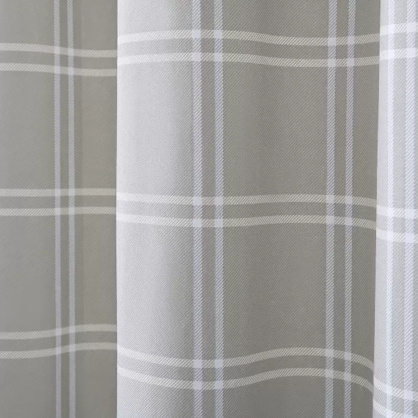 imageEddie Bauer Home  Shower Curtain 100 Cotton Lightweight Buttonhole Top Machine Washable Easy Care 72 x 72 Kettle Falls BeigeKettle Falls Beige 72 x 72