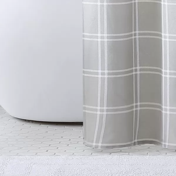 imageEddie Bauer Home  Shower Curtain 100 Cotton Lightweight Buttonhole Top Machine Washable Easy Care 72 x 72 Kettle Falls BeigeKettle Falls Beige 72 x 72