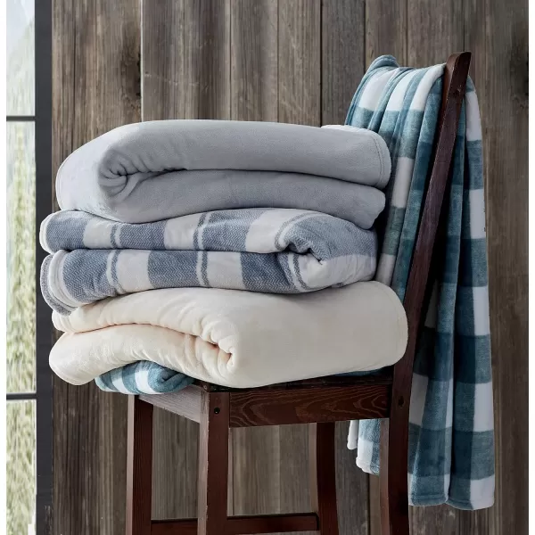 imageEddie Bauer Home  UltraPlush Collection  Blanket  Super Soft amp Cozy Lightweight Seasons Queen Lakehouse PlaidQueen Lakehouse Plaid