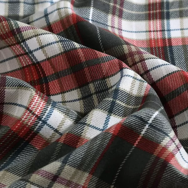 imageEddie Bauer Home Comforters Reversible Alt Down Bedding with Matching Sham Home Decor for Colder Months Twin Rugged NavyGreenAstoria RedCharcoal FullQueen
