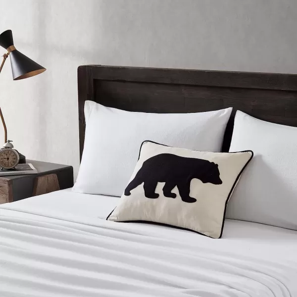 imageEddie Bauer Home Throw Pillow Cover with Zipper Closure Perfect Home Decor for Bed or Sofa 16 x 20 Bear BeigeBear Beige 16 x 20