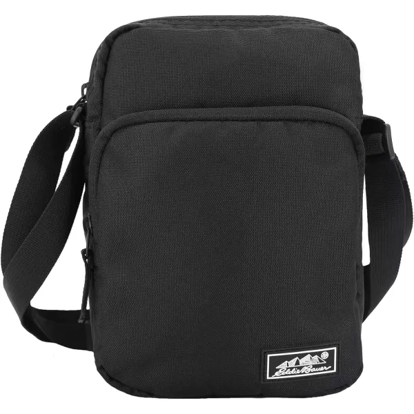 imageEddie Bauer Jasper Crossbody Bag with Zippered Main Compartment and Adjustable Shoulder StrapBlack