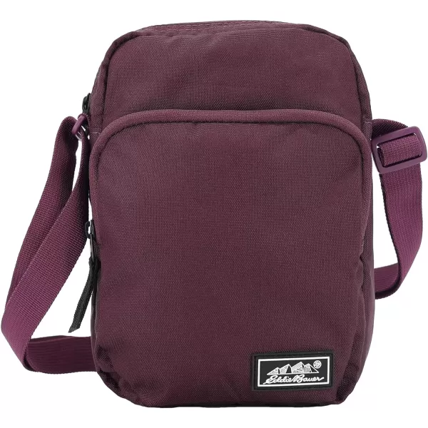 imageEddie Bauer Jasper Crossbody Bag with Zippered Main Compartment and Adjustable Shoulder StrapDark Plum