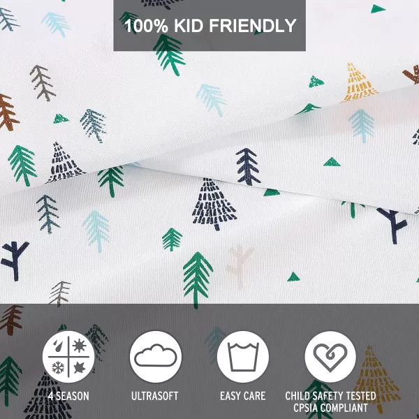 imageEddie Bauer Kids  Queen Sheets Stain Resistant Kids Bedding Ideal for Toddler Bedding Set Poppy Plaid Pink QueenDreamland Green