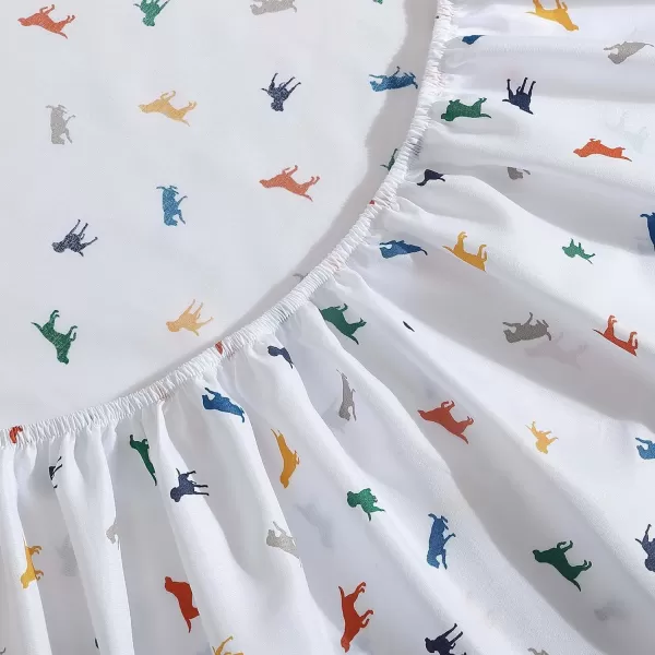 imageEddie Bauer Kids  Twin Sheets Stain Resistant Kids Bedding Ideal for Toddler Bedding Set Buddy The Dog White TwinBuddy the Dog White Twin