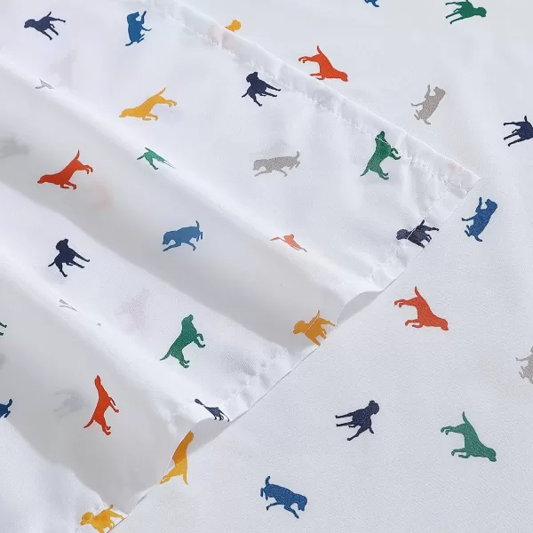 imageEddie Bauer Kids  Twin Sheets Stain Resistant Kids Bedding Ideal for Toddler Bedding Set Buddy The Dog White TwinBuddy the Dog White Twin