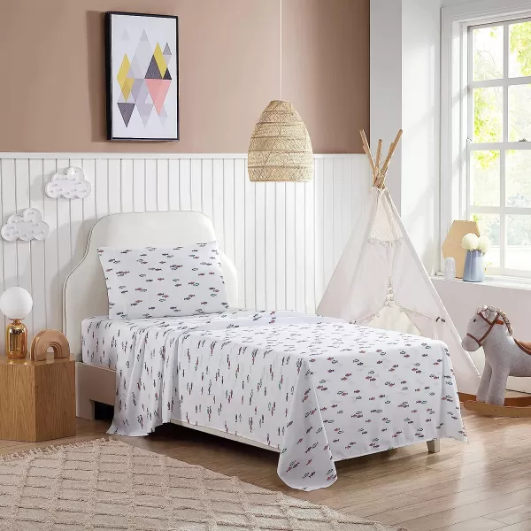imageEddie Bauer Kids  Twin Sheets Stain Resistant Kids Bedding Ideal for Toddler Bedding Set Poppy Plaid Pink TwinFish Lake WhiteMulti Twin XL