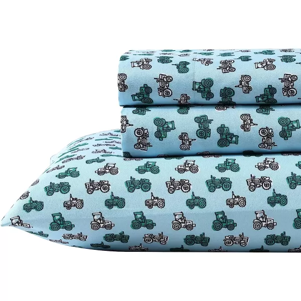 imageEddie Bauer Kids  Twin Sheets Stain Resistant Kids Bedding Ideal for Toddler Bedding Set Poppy Plaid Pink TwinLittle Rider Blue Full