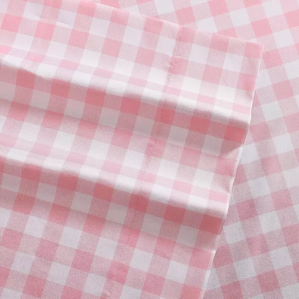 imageEddie Bauer Kids  Twin Sheets Stain Resistant Kids Bedding Ideal for Toddler Bedding Set Poppy Plaid Pink TwinPoppy Plaid PinkWhite Twin