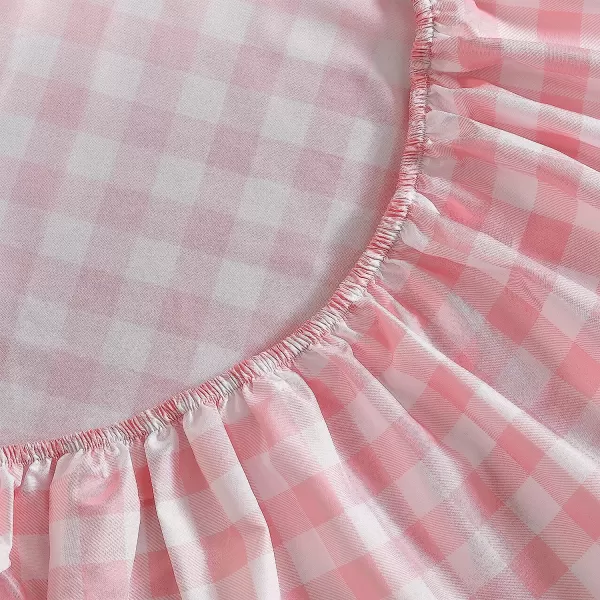 imageEddie Bauer Kids  Twin Sheets Stain Resistant Kids Bedding Ideal for Toddler Bedding Set Poppy Plaid Pink TwinPoppy Plaid PinkWhite Twin