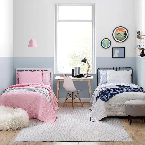 imageEddie Bauer Kids  Twin Sheets Stain Resistant Kids Bedding Ideal for Toddler Bedding Set Poppy Plaid Pink TwinPoppy Plaid PinkWhite Twin