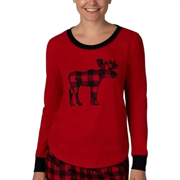 imageEddie Bauer Ladies Family Jogger and Long Sleeve Top Sleep Set L Tango RedEddie Bauer Ladies Family Jogger and Long Sleeve Top Sleep Set L Tango Red