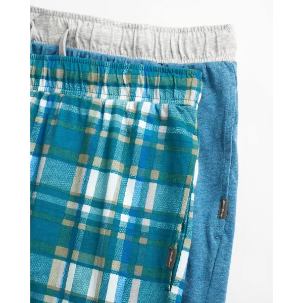 imageEddie Bauer Mens 2 Pack Lounge Shorts  Pajama Bottoms Casual Drawstring Shorts with Pockets for MenCombo 1
