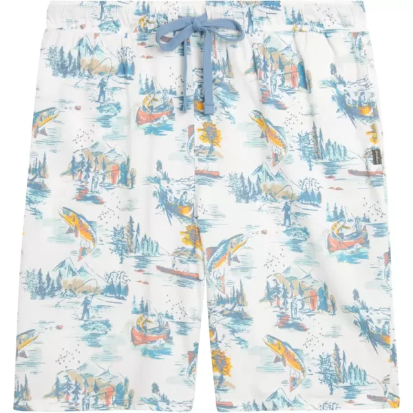 imageEddie Bauer Mens 2 Pack Lounge Shorts  Pajama Bottoms Casual Drawstring Shorts with Pockets for MenCombo 3