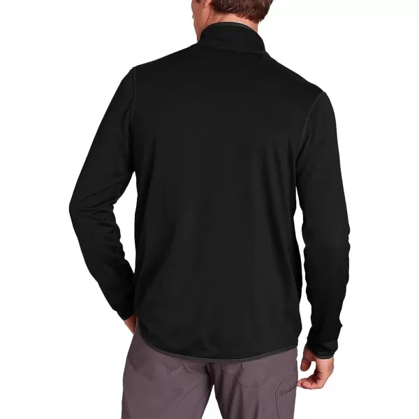 imageEddie Bauer Mens Activator Grid Fleece FullZipRegular Black