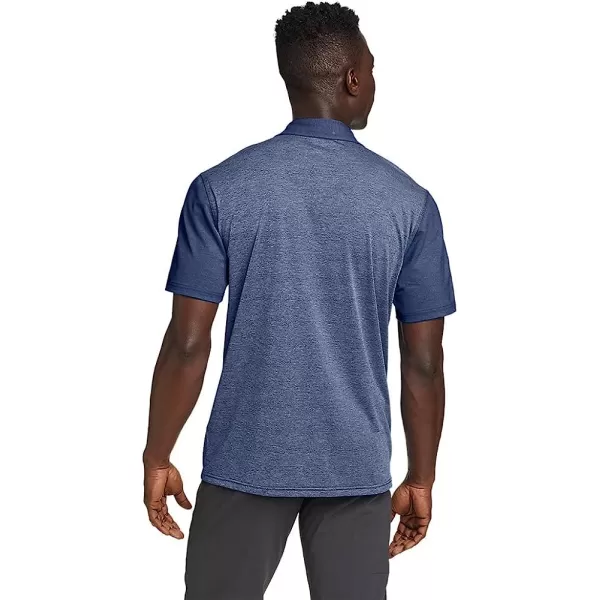 imageEddie Bauer Mens Adventurer ShortSleeve Polo ShirtRegular Medium Indigo