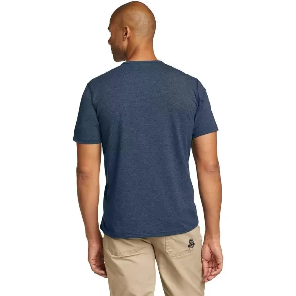imageEddie Bauer Mens Adventurer ShortSleeve TShirtMedium Indigo