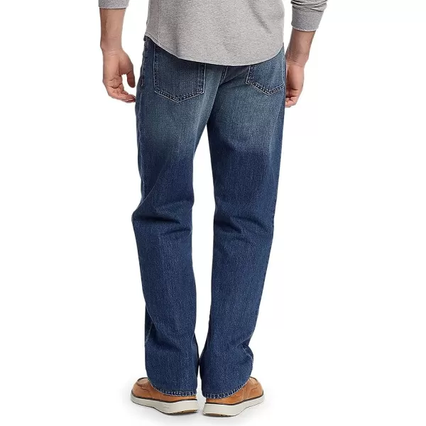 imageEddie Bauer Mens Authentic Jeans  RelaxedFaded Indigo