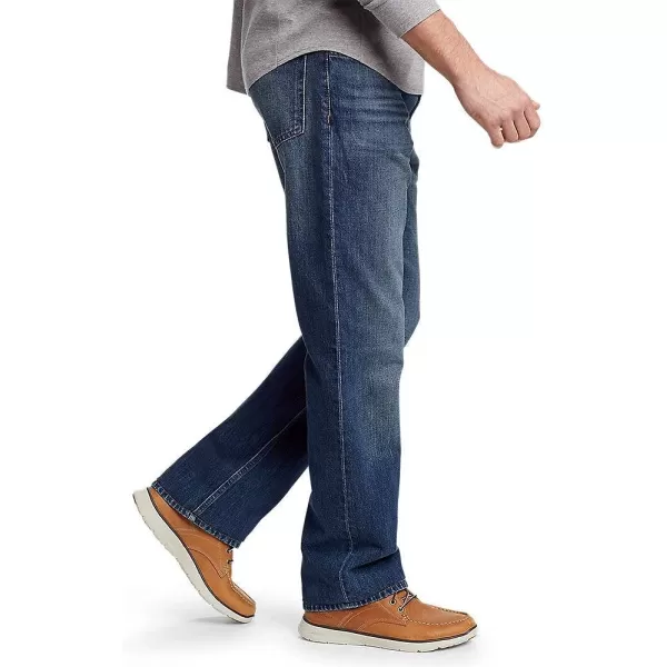 imageEddie Bauer Mens Authentic Jeans  RelaxedFaded Indigo