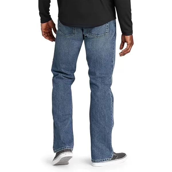 imageEddie Bauer Mens Authentic Jeans  StraightFaded Indigo