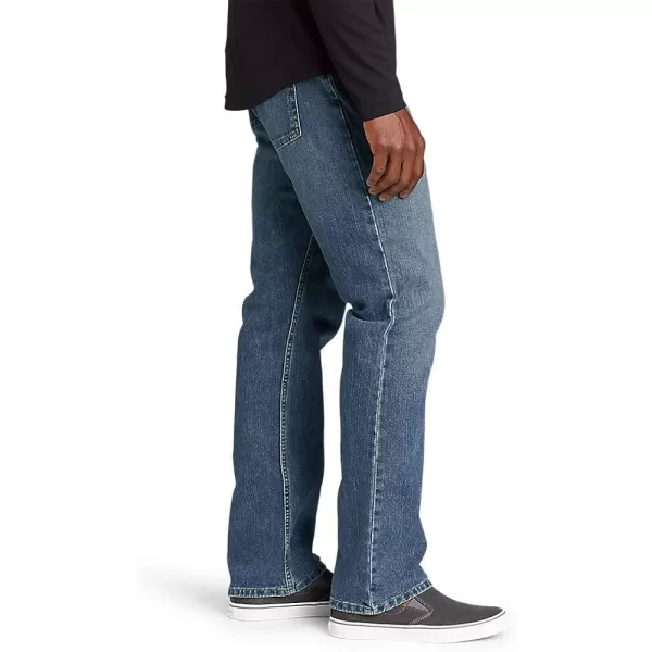 imageEddie Bauer Mens Authentic Jeans  StraightFaded Indigo