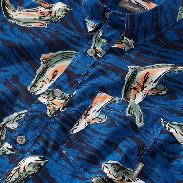 imageEddie Bauer Mens Baja ShortSleeve Shirt  PrintRegular Water