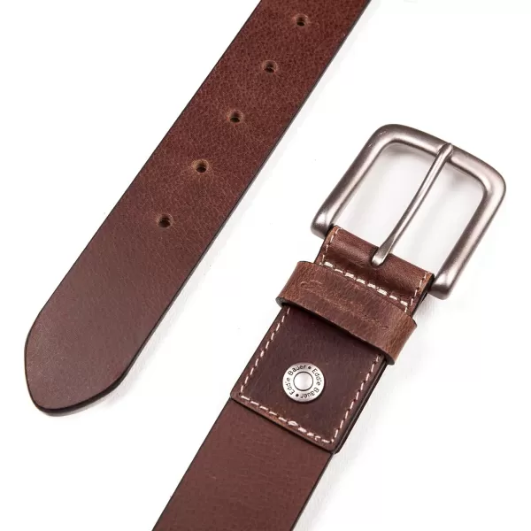 imageEddie Bauer Mens Bridle Leather Belt with Antique Nickel BuckleEddie Bauer Mens Bridle Leather Belt with Antique Nickel Buckle