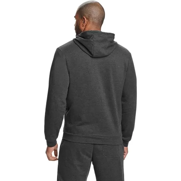 imageEddie Bauer Mens Camp Fleece FullZip HoodieHeather Gray