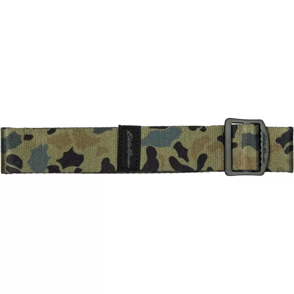 imageEddie Bauer Mens Cascade Webbing Belt with Low Profile Adjustable BuckleCamo