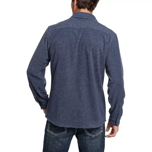 imageEddie Bauer Mens Chutes Microfleece Shirt  StripeRegular Atlantic