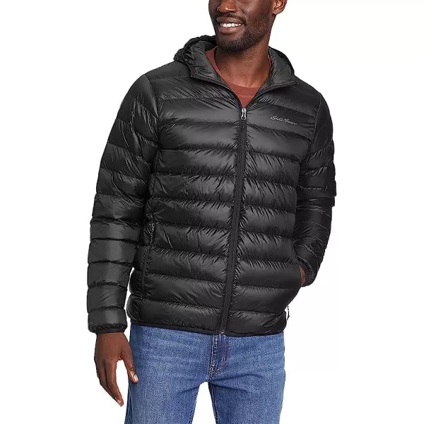 imageEddie Bauer Mens CirrusLite Down Hooded JacketRegular Black
