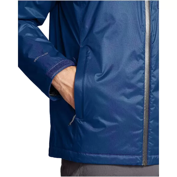 imageEddie Bauer Mens Cloud Cap Insulated Rain Jacket True Blue Regular XLEddie Bauer Mens Cloud Cap Insulated Rain Jacket True Blue Regular XL
