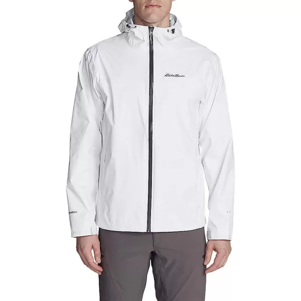 imageEddie Bauer Mens Cloud Cap Rain Jacket White Regular LEddie Bauer Mens Cloud Cap Rain Jacket White Regular L