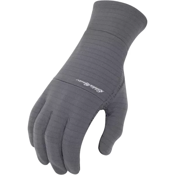imageEddie Bauer Mens Cold Weather Performance Glove Liners Multiple Sizes Multiple ColorsGrid Fleece Ash Grey