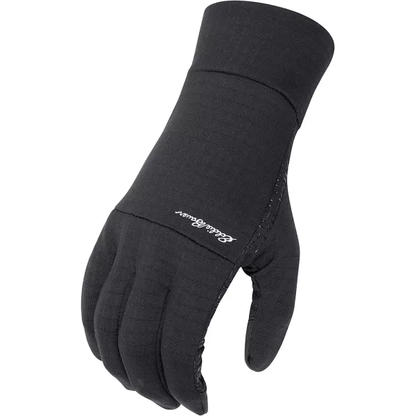 imageEddie Bauer Mens Cold Weather Performance Glove Liners Multiple Sizes Multiple ColorsGrid Fleece Black