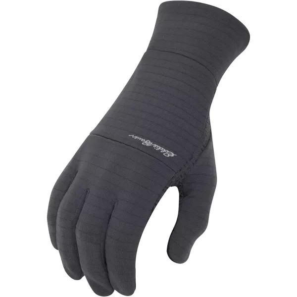imageEddie Bauer Mens Cold Weather Performance Glove Liners Multiple Sizes Multiple ColorsGrid Fleece Dark Grey