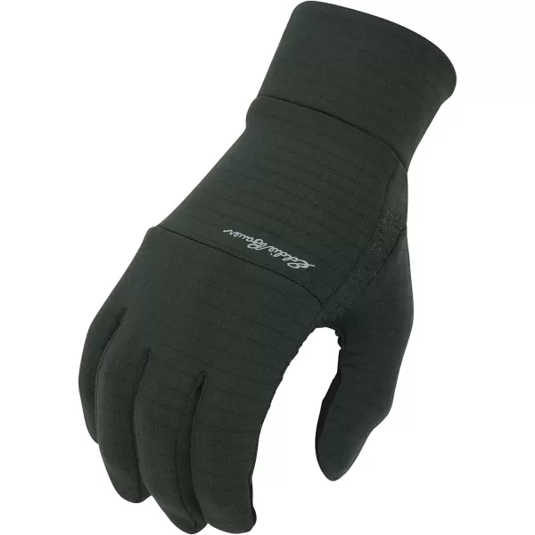 imageEddie Bauer Mens Cold Weather Performance Glove Liners Multiple Sizes Multiple ColorsGrid Fleece Dark Loden