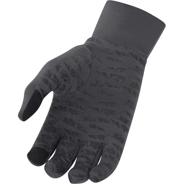 imageEddie Bauer Mens Cold Weather Performance Glove Liners Multiple Sizes Multiple ColorsMidweight Dark Grey