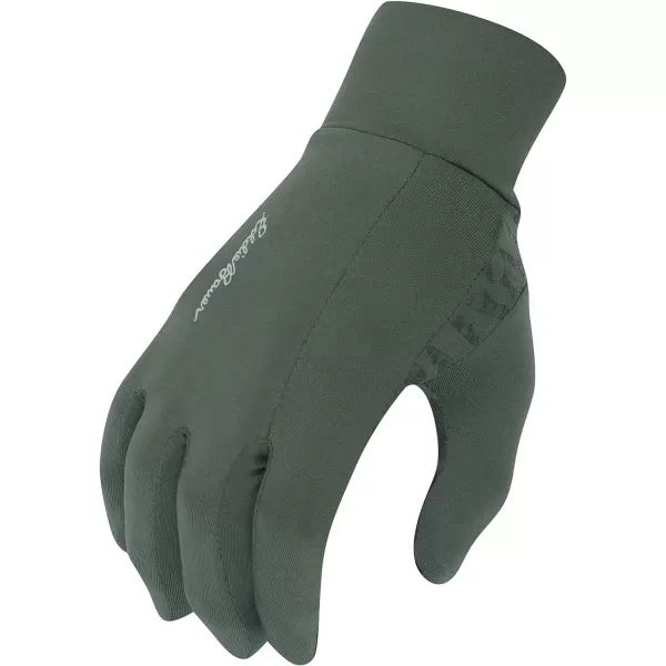 imageEddie Bauer Mens Cold Weather Performance Glove Liners Multiple Sizes Multiple ColorsMidweight Dark Loden